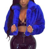 Warm Fluffy Faux Fur Coats