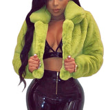 Warm Fluffy Faux Fur Coats