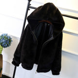 Sheepskin  Women's Hooded Coat