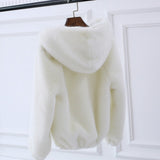 Sheepskin  Women's Hooded Coat