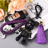Cute Bag Charm Holder Cartoon Resin Key Chain