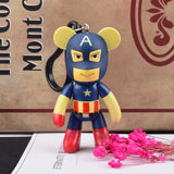 Cute Bag Charm Holder Cartoon Resin Key Chain