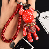 Cute Bag Charm Holder Cartoon Resin Key Chain