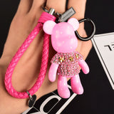 Cute Bag Charm Holder Cartoon Resin Key Chain