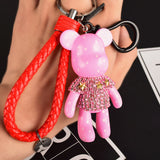 Cute Bag Charm Holder Cartoon Resin Key Chain