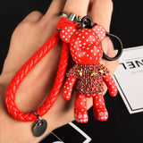 Cute Bag Charm Holder Cartoon Resin Key Chain