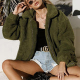 Nadafair Teddy Coat Women Winter Faux Fur Coat