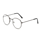 Zilead Oval Metal Reading Glasses Clear Lens Men Women