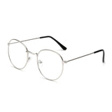 Zilead Oval Metal Reading Glasses Clear Lens Men Women