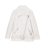 Leather Sheepskin Coats Inner Faux Fur