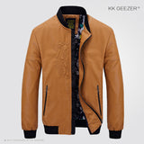 Leather Jacket Men Baseball Jacket