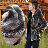 Mens Faux Fur Mink Coat